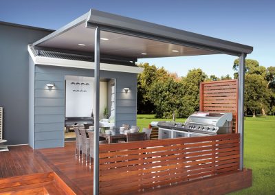 barbeque area roof awning